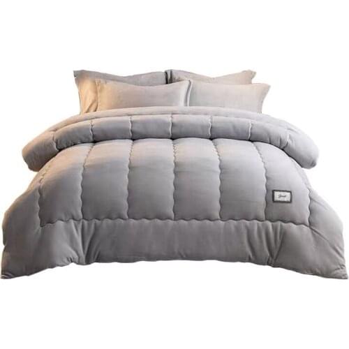 Super Warm Coral fleece quilt winter blanket 5kg double-sided velvet quilt thickened warm autumn spring plush comforter core