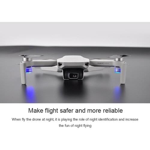 DIY LED Light Night Flying kit Alarm Signal Lights Red & Blue Color For DJI Mavic Mini Drone Expansion Accessories