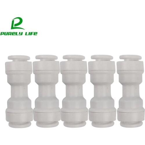 5PCS Non buckle design Water purifier 1/4" fast joint 1/4 inch direct connection pipe fitting RO Aquarium System Plastic joints