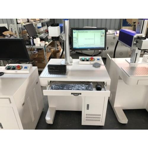 ROBOTE High Speed Mini CNC Fiber Laser Engraver For Metal Marking Carving Machine Steel Laser Engraving Machine