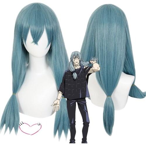 Hot Anime Cosplay Jujutsu Kaisen Cosplay Mahito Wig Jujutsu Kaisen Mahito Costume Wig Halloween Heat Resistant Synthetic Unisex