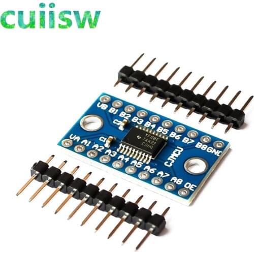 10pcs 3.3V 5V TXS0108E 8 Channel Logic Level Converter Convert TTL Bi-directional Mutual Convert