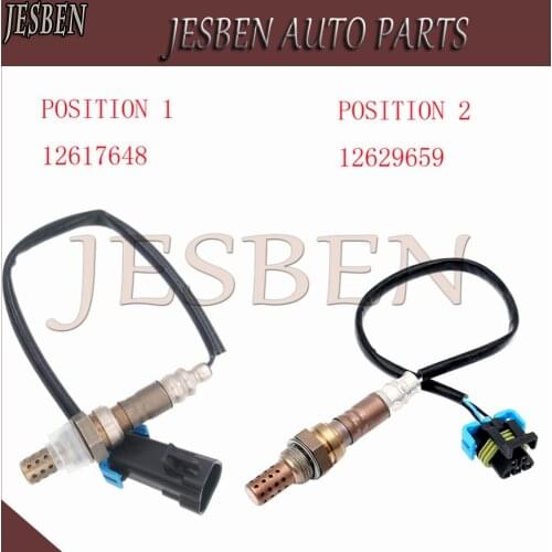 2pcs 12617648 12629659 Front Rear Lambda Probe Oxygen O2 Sensor For VAUXHALL Opel ASTRA J GTC INSIGNIA A mk1 2.0 Turbo 2008-2017