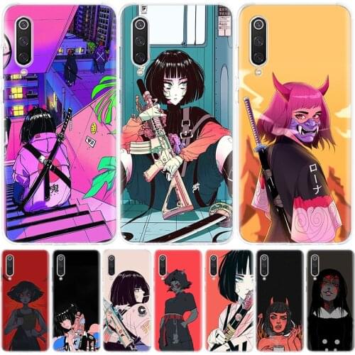 Girl Vinne Art Phone Case for Xiaomi Redmi Note 10 9 9S 8T 8 7 8A 7 7A 6 6A 9A 9C S2 K20 K30 Pro Fashion Cover Coque