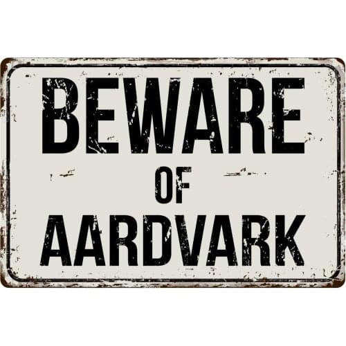 Deerts86VS Beware of Alexander 8 x 12 Vintage Aluminum Retro Metal Sign