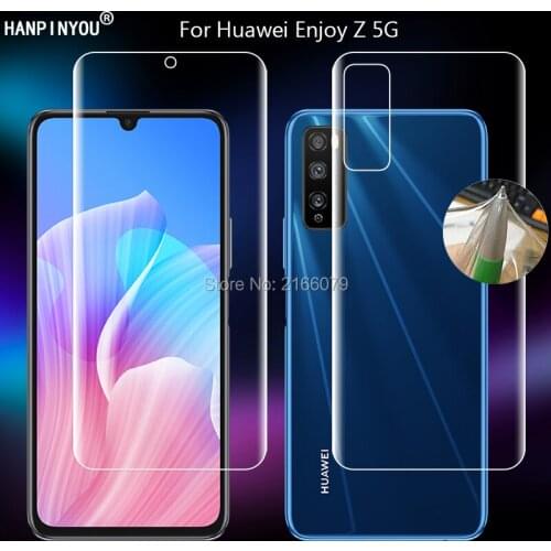 For Huawei Enjoy Z 5G EnjoyZ 6.5" Clear TPU / Matte Anti-Fingerprints Hydrogel Full Cover Soft Screen Protector Film