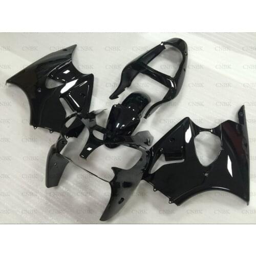 For Ninja ZX-6r 2000 - 2002 Body Kits for Kawasaki ZX6r 2000 glossy Black Fairings 636 ZX-6r 02 Abs Fairing Unpainted