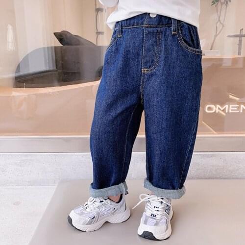 Girls Jeans Solid Color Girl Child Jeans Spring Autumn Childrens Jeans Casual Style Clothes For Girls