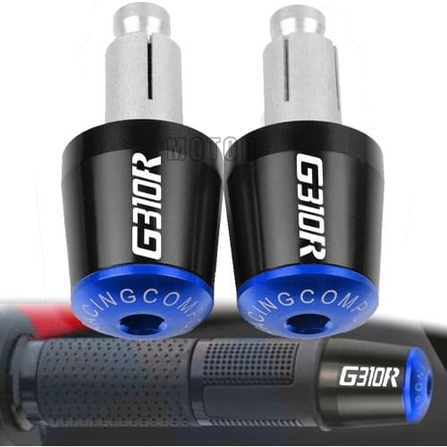 G310R LOGO 7/8" 22mm Motorcycle Handlebar Grips End Handle Bar Cap End Plug For BMW G310R G 310 R 2014 2015 2016 2017 2018 2019