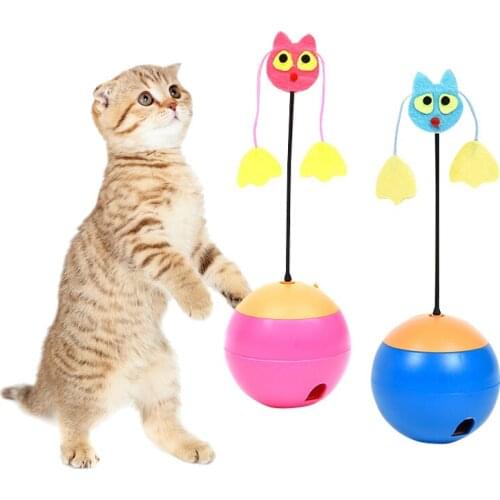 Cat Toy Interactive Electric Tumbler Toys For Cats Multi Functional Laser Pet Dog Leakage Food toys Ball Toy Products Products