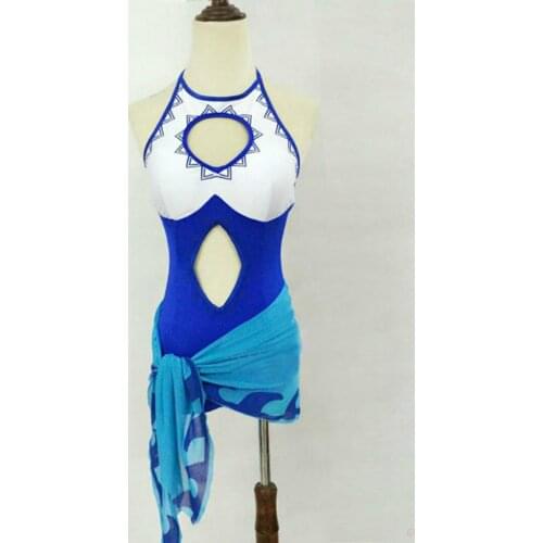 Game LOL Swimming Pool Party Miss Fortune Cosplay Costume Swimsuit Bikinil Halloween Carnival Swimwear