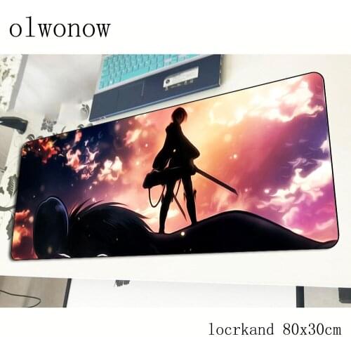 Attack on titan pad mouse Mass pattern computador gamer mouse pad 800x300x2mm padmouse cute mousepad ergonomic gadget desk mats
