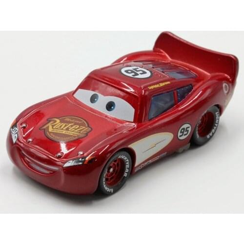 100% Oroginal Disney Pixar Cars In Love Lightning McQueen Diecast Metal Cute Toy Car For Children Gift 1:55