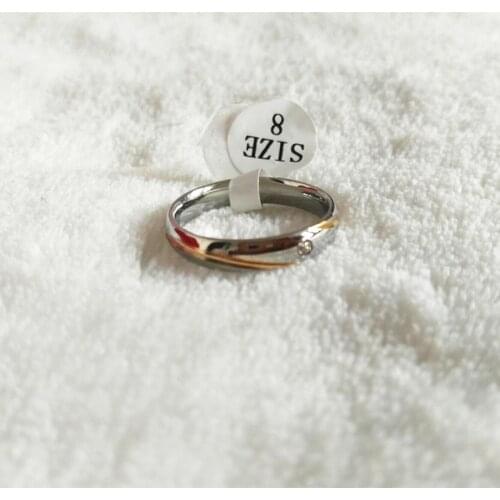 Fashion Female Ring Color Gold Stainless Steel Punk Narrow Rings Jewelry For Women