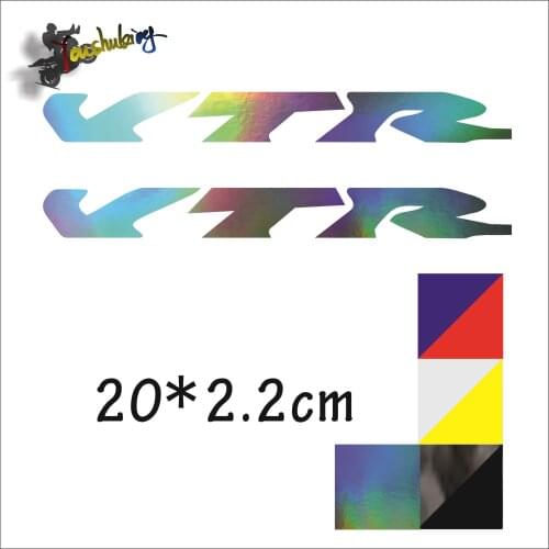 Motorcycle Carbon black laser color reflective helmet racing sticker fit for VTR250 vtr250