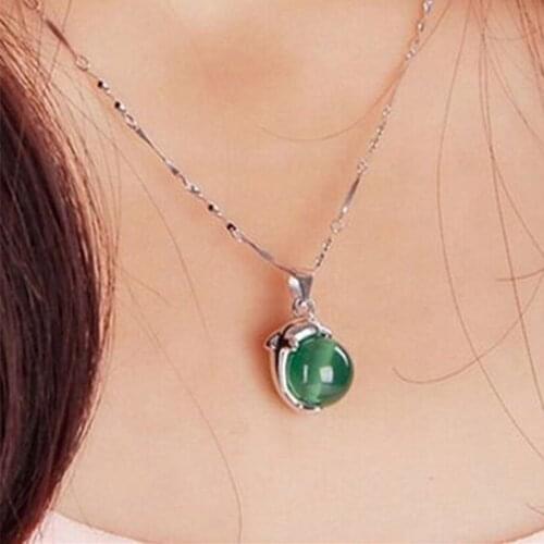 The new dolphin Korea opal necklace with jewelry wholesale (alone without pendant necklace)
