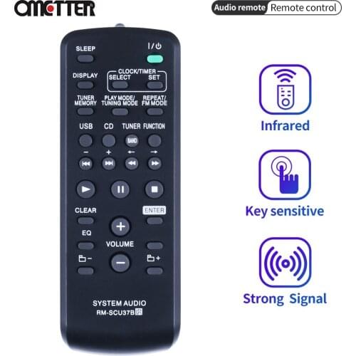 Suitable for new remote control RM-SCU37B for Sony audio system FST-SH2000 LBT-SH2000 HCD-SH2000