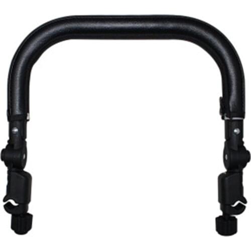 Baby-Stroller-Accessories Armrest Bumper Bar Extension Pram Handrail Universal Adjustable PU Leather