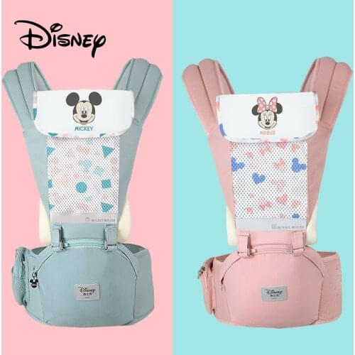Disney Multifunctional Front Stool Baby Carrier Strap Ergonomic Baby Carrier Breathable Comfortable Sling Backpack Wrap Carriers