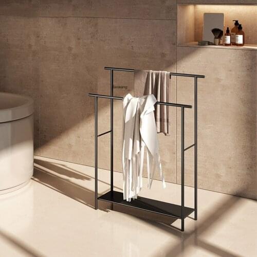 Nordic Towerl Bars Ins Wrought Iron Design Bathroom Towel Rack Metal Home Simple Placement Rack Paper Towel Toilet Paper Racks