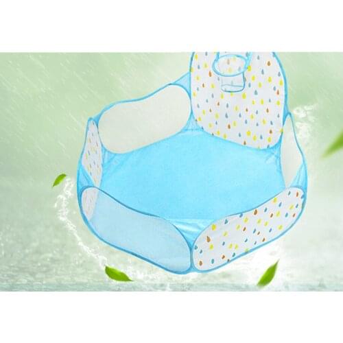 Easy to Pop Up Foldable Ball Pit Playpen Play Tent Sea Ball Pool Toy with Basketball Hoop for Kids Baby Indoor Game Toy