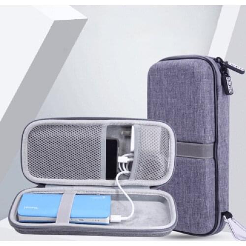 TUUTH Power Bank Storage Bag EVA Material Travel Cable Bag For Digital USB Gadget Charger Wires Zipper Storage Bag Accessories