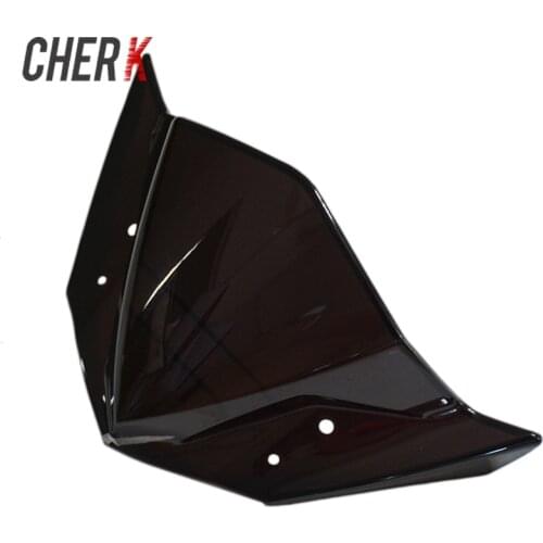 Cherk Motorcycle Black ABS Windshield WindScreen Double Bubble For Yamaha FZ16 2014-2016 2015 04 05 06 Motorcycle Accessories