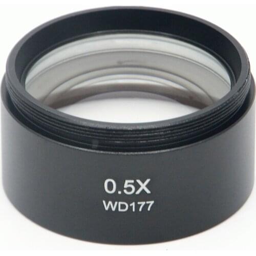 FYSCOPE SZM/SZ 0.5X AUXILIARY OBJECTIVE LENS FOR STEREO ZOOM MICROSCOPE WD 177mm