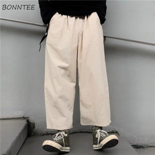 Women Solid Casual Pants Large Size 5XL Baggy Unisex Boyfriend High Street Ulzzang Trendy Soft Ins All-match Females Popular New