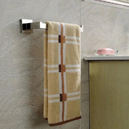 10 inch Length Bathroom Stainless Steel Square Towel Rail Bar Towel Racks 01-028