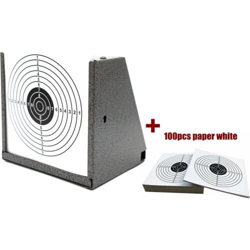 14X14CM Shooting Steel Target Hunting Tactical Reset BB Metal Box Bullet Box Mount Bracket for Training Prictise