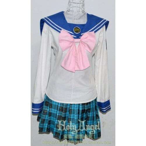 2016 Super Dangan Ronpa 2 Danganronpa Maizono Sayaka Cosplay Costume Lolita School Uniform Anime Cosplay Dress