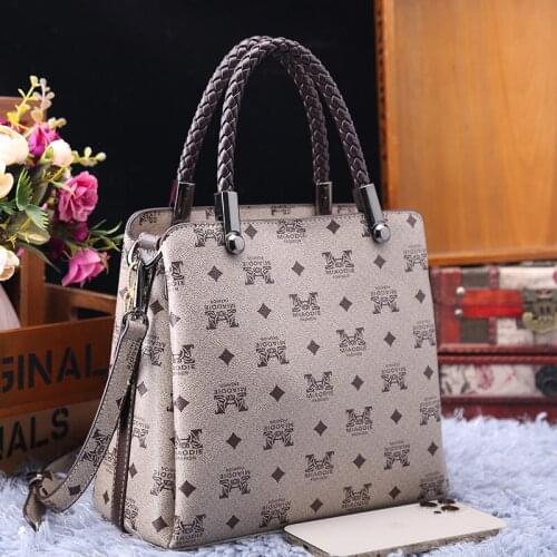 2021 New Luxury Fashion Large Capacity Casual Totes High Quality Shoulder Messenger Bags Genuine Leather Women Purse and Handbag
