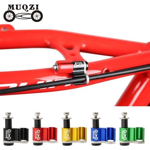 5Pcs MUQZI Bike Cable Housing Guide Brake Shifter Line Adapter Hydraulic Brake Hose Buckle Bicycle Frame Cable Conversion Clamp