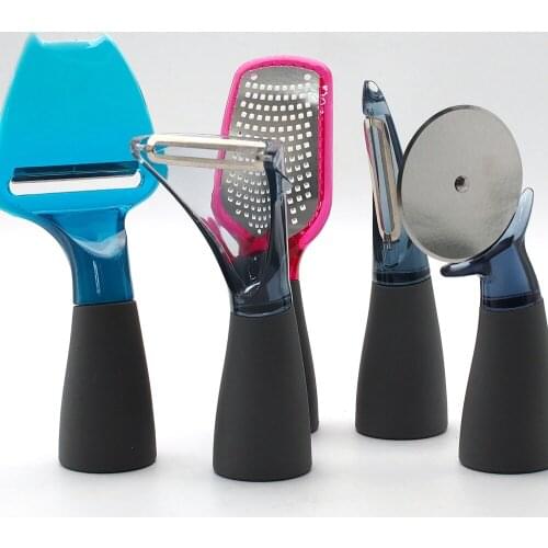 5-Piece Pizza Cutter Kitchen Gadgets Set Cheese Grater Slicer Pizza Cutter Y Swivel Peeler Cookware For Kitchen For Convenience