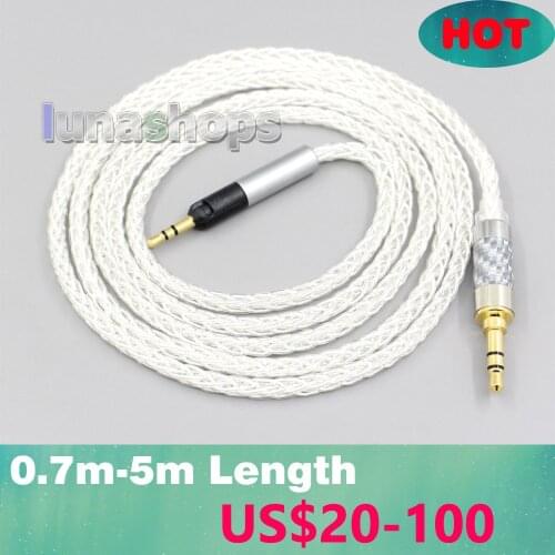 8 Core Silver Plated OCC Earphone Cable For Sennheiser HD598 HD559 hd569 hd579 hd599 hd558 hd518 LN006530
