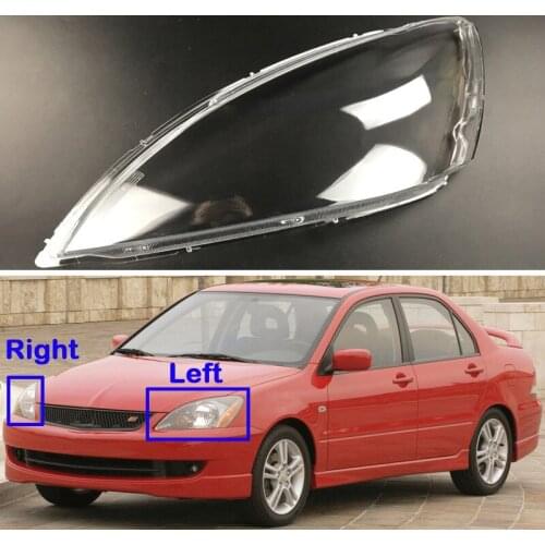 Car Headlight Lens For Mitsubishi Lancer 2003 2004 2005 2006 Headlamp Cover Car Replacement Front Auto Shell Cover