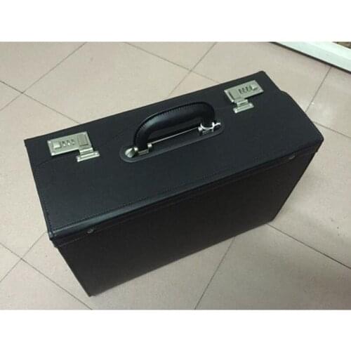 Retro business briefcase password stewardess case lawyers case travelling suitcase pu leather case