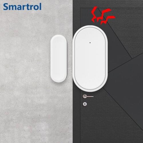 433Mhz Door Window Detector Mini Door Alarm Sensor for Tuya Wireless Home Security Alarm System Ultra-Low Power Smart Gap Sensor