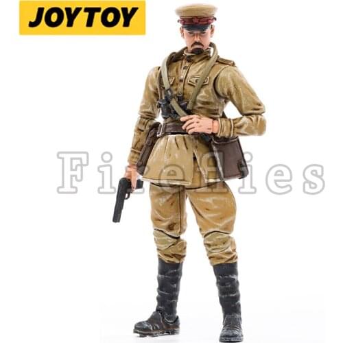 1/18 JOYTOY 3.75inches Action Figure WWII Soviet Officer Anime Collection Model Toy For Gift Free Shipping