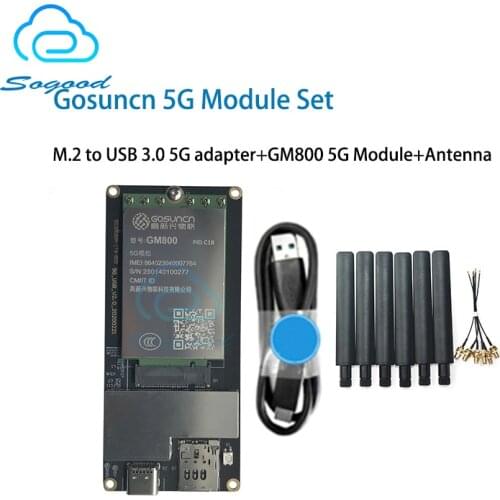 Gosuncn 5G module GM800 C1A M.2 interface based on the Qualcomm SDX55 chip supports SA and NSA network deployment 5G NR/4G/3G
