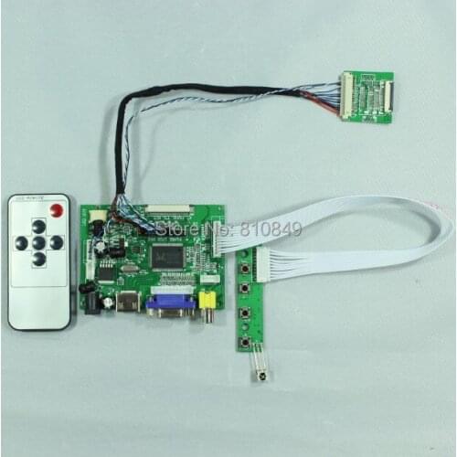 HD MI+VGA+2AV lcd Controller board work for 7inch HSD070PWW1 IPS lcd panel