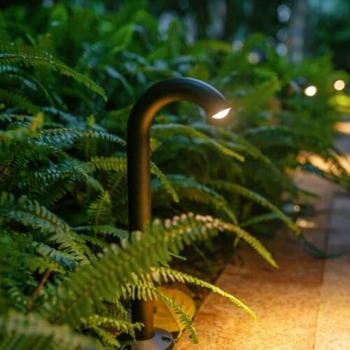 IP68 10W Outdoor Garden Water Faucet Light Landscape Pathway COB Lawn Spotlight Courtyard Villa Aluminum Pillar Bollard Light
