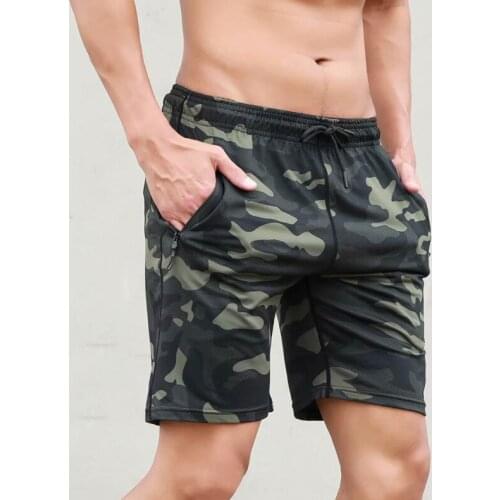 Running Sports Jogging Camouflage Fitness Quick Dry Male Jogger Shorts Workout Sport Gym Men Training Casual Pants Five Pants