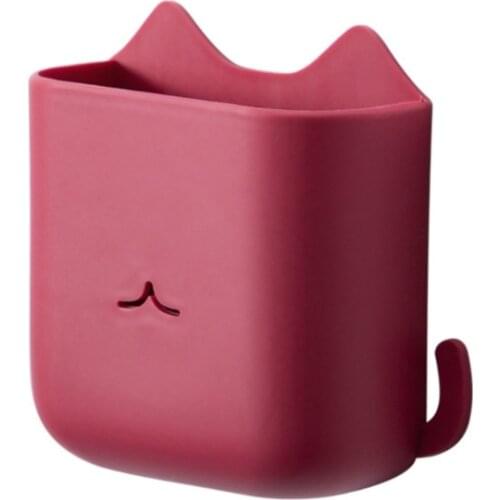 Creative Matte PP Remote Control Holders Wall Mount Storages Phone Holders Wall Hanging Storage Case For Bathroom