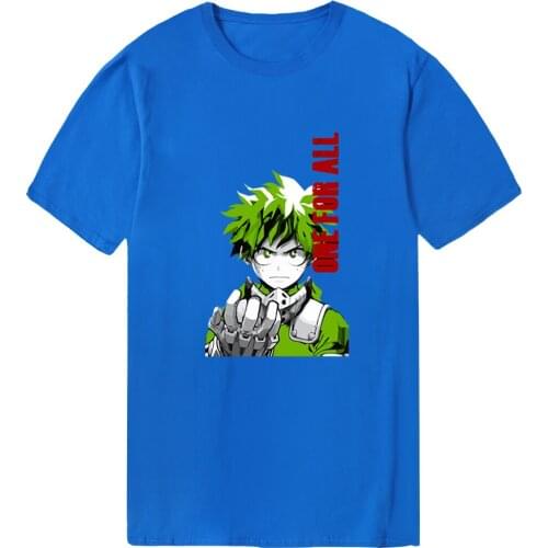 Summer My Hero Academy T-shirts Men Fashion New Tshirts Funny Clothing Tees Tops Male Punk Style Outdoor Homme Camiaetas 2020