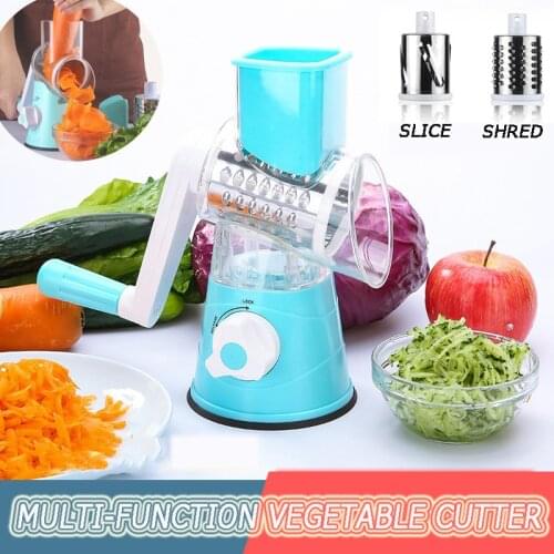 Multifunctional Drum Cutter, Fruit Slicer, Grater, Hand Cutter, Flour Mill, 3-in-1 Cooking Assistant, Kitchen Accessories