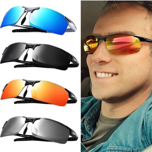 Mens Driving Polarized Sunglasses Outdoor Sports UV400 Protection Bike Riding Cycling Eyewear Golf Fishing Male Sunglasses