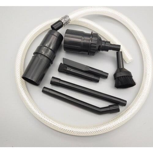8pcs/lot 32mm universal vacuum cleaner accessories multi function plastic nozzle attachment crevice tool combination tool kit