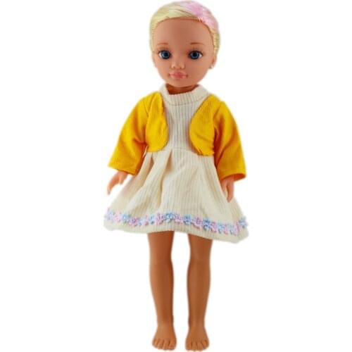 New Fashion Yellow Dress Clothes Fit With 43cm FAMOSA Nancy Doll (Doll and shoes are not included), Doll Accessories